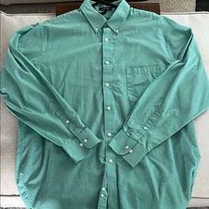 Men's Green Button-Down Shirt